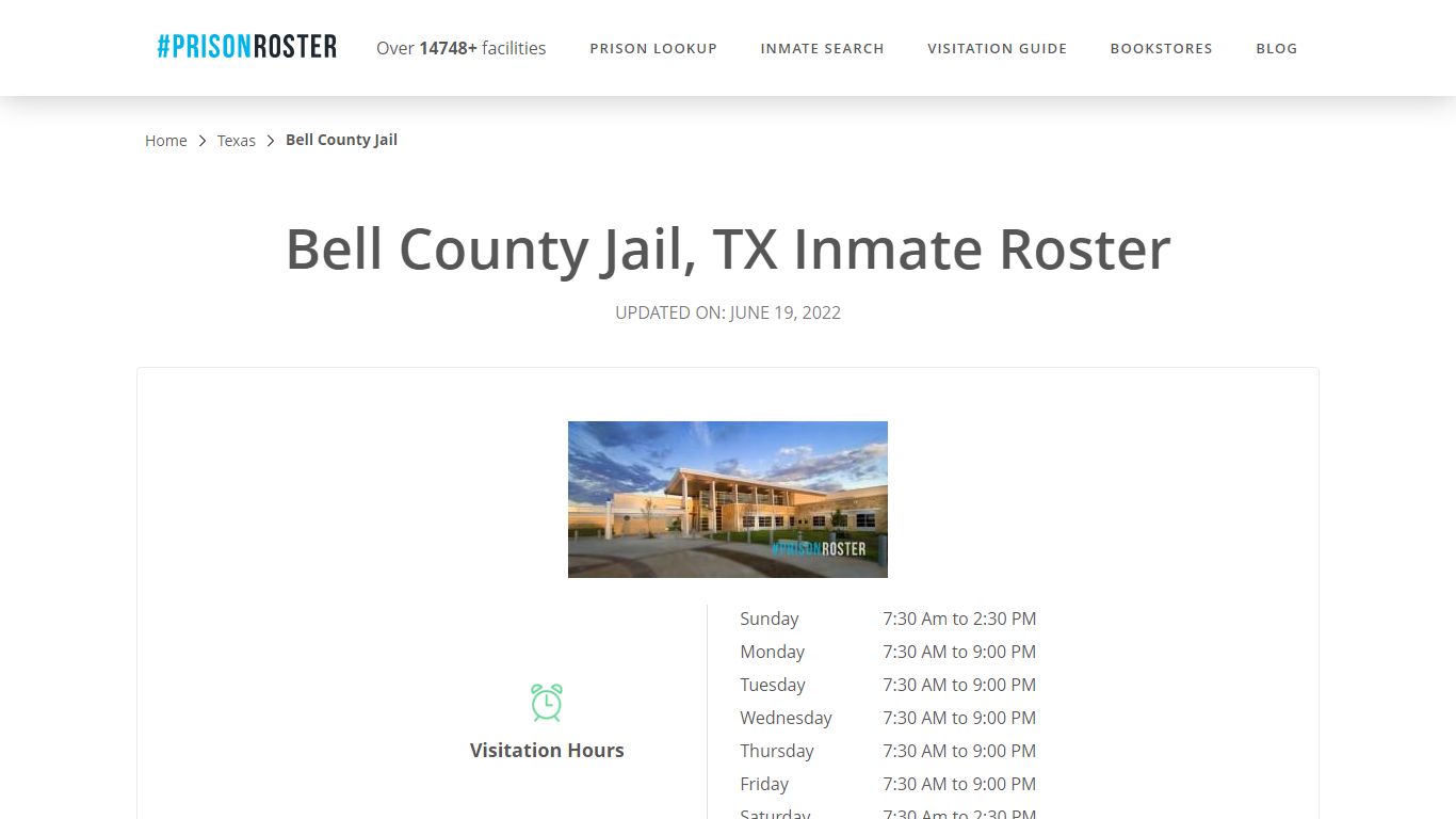 Bell County Jail, TX Inmate Roster - Prisonroster