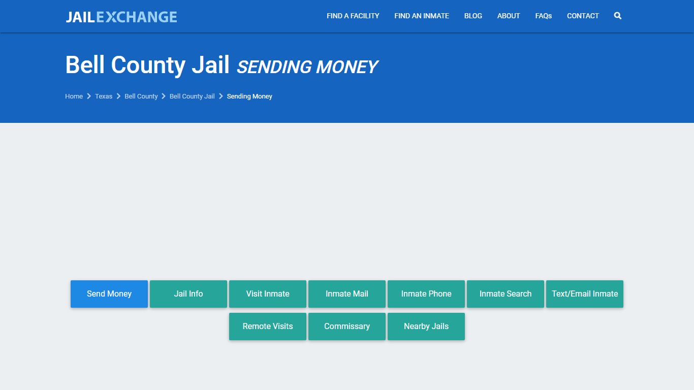 Bell County Jail How to Send Inmate Money | Belton, - JAIL EXCHANGE